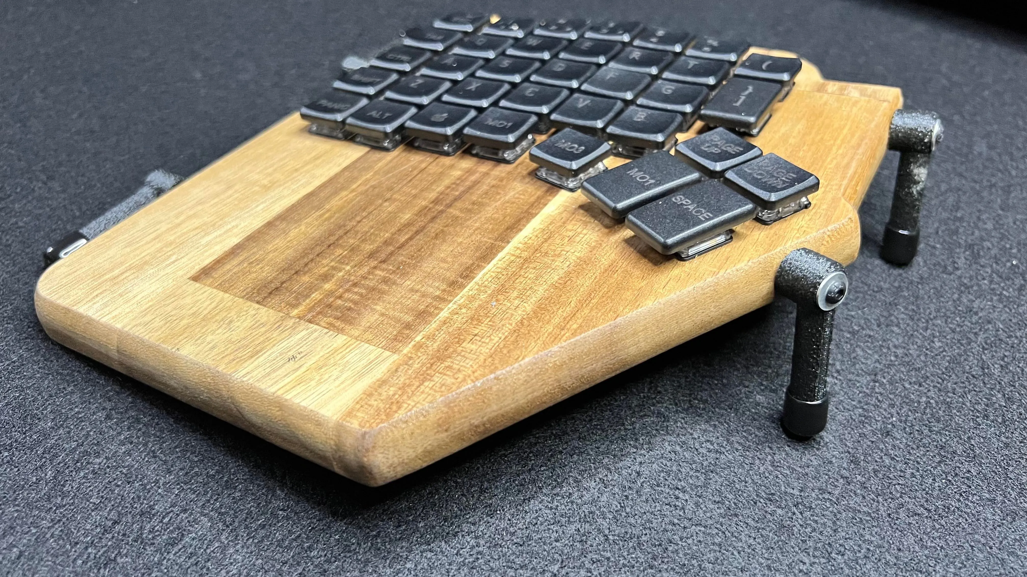 木製キーボードのセットアップ 2