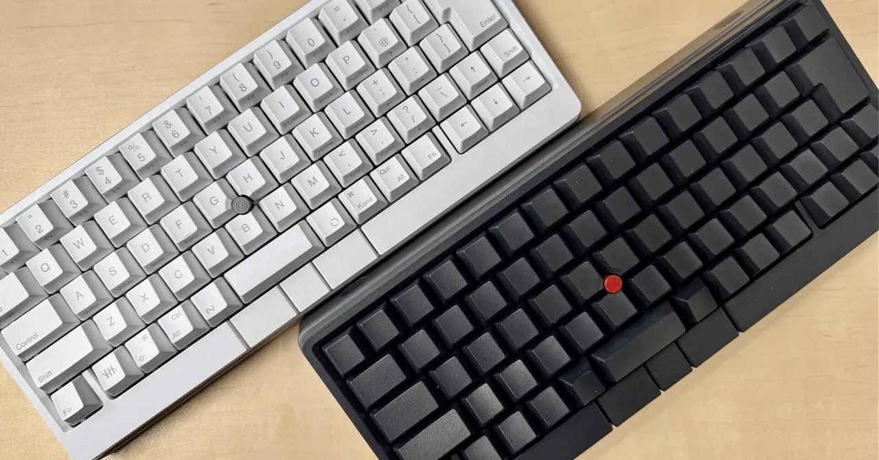 キーボード方式の比較イメージ