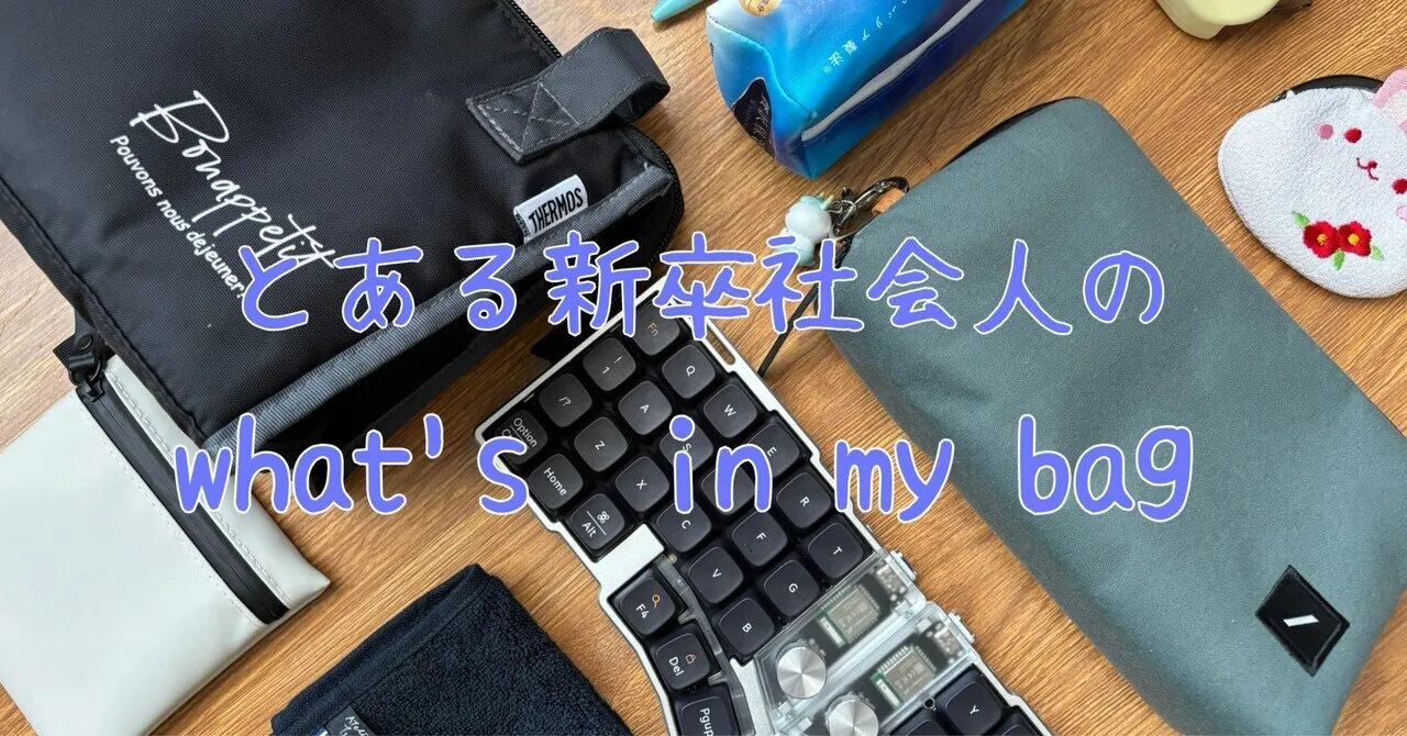 新卒社会人のカバンの中身