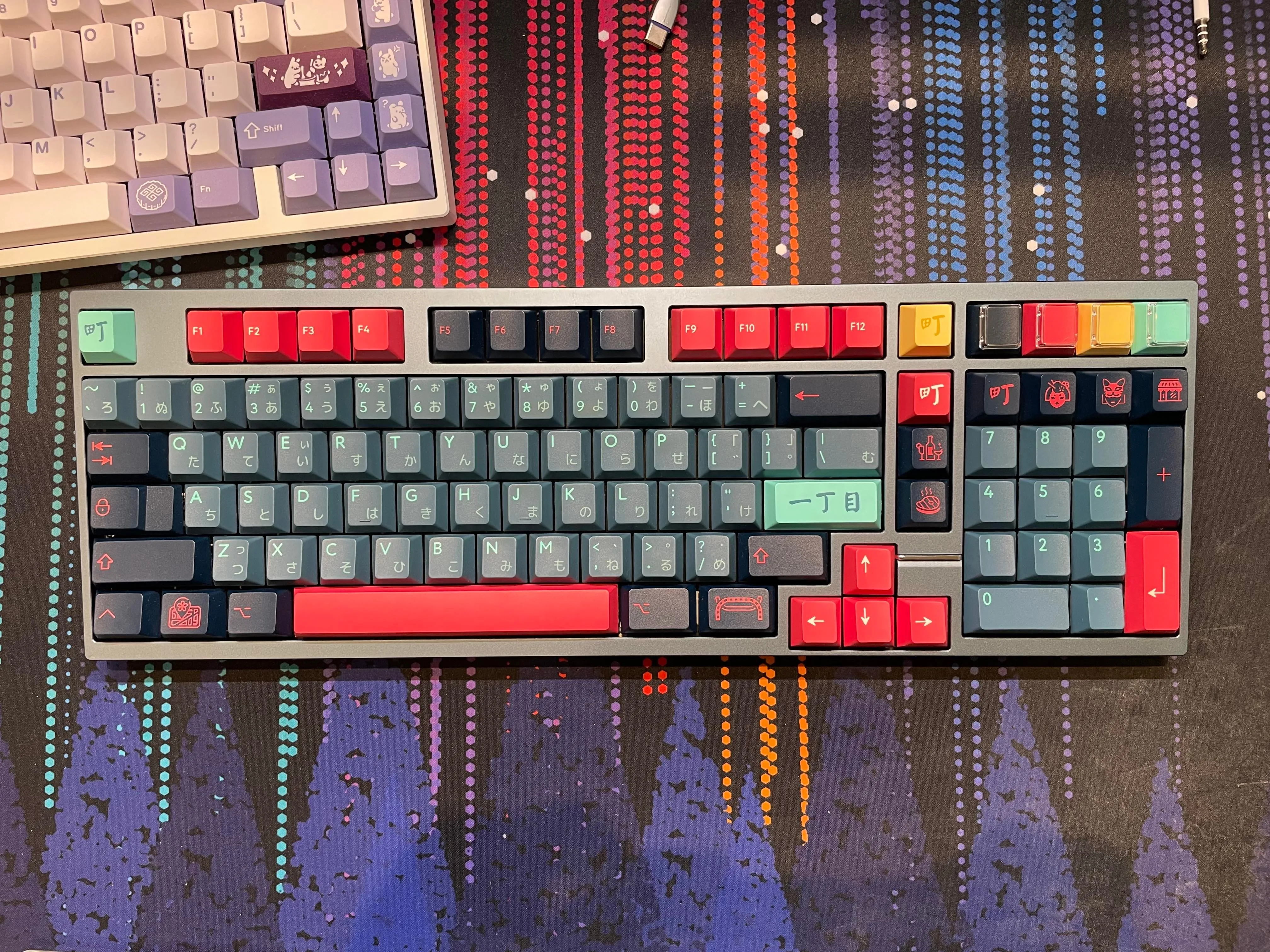 完成した2台のキーボード