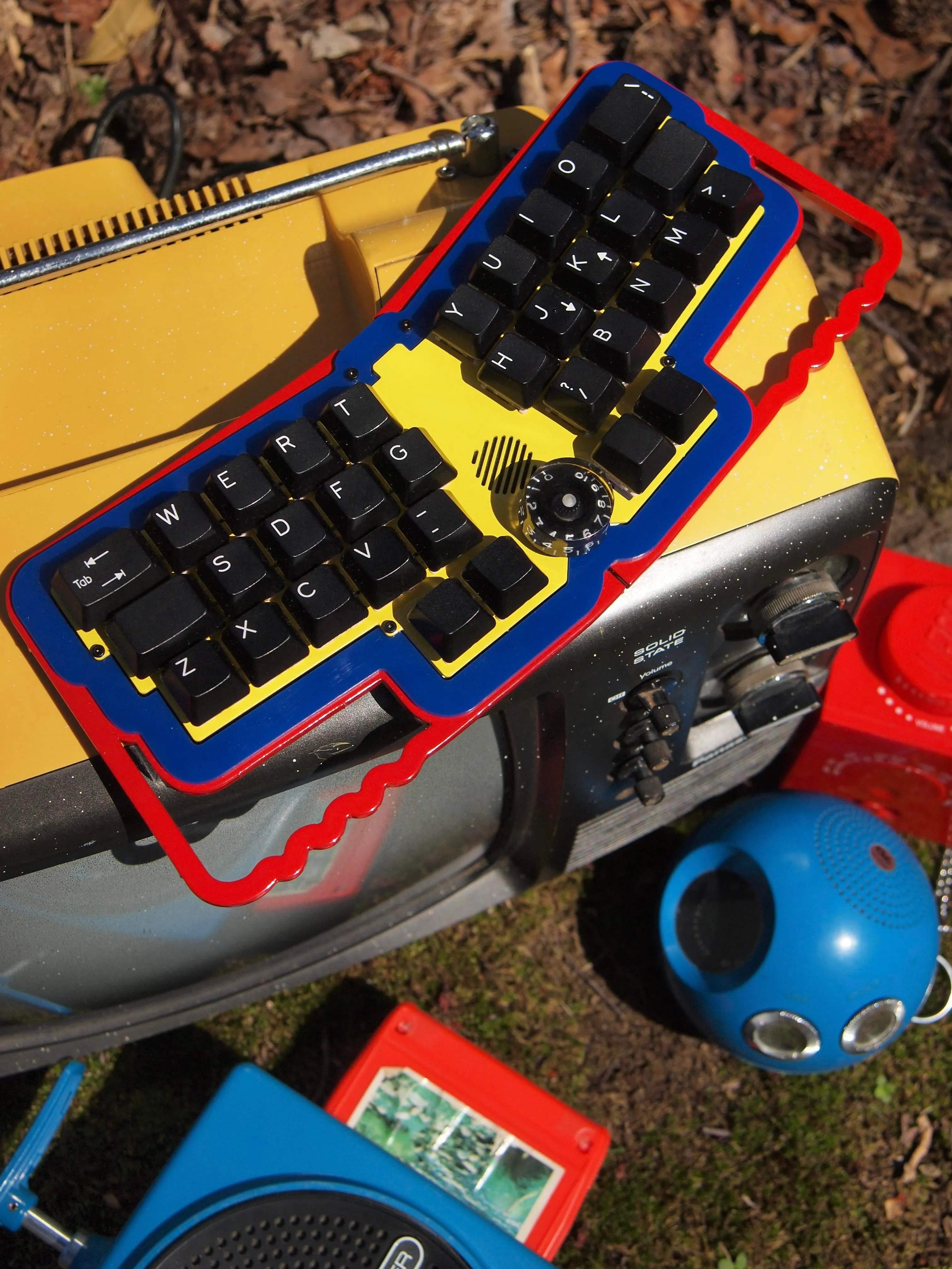 別角度から見たキーボード本体