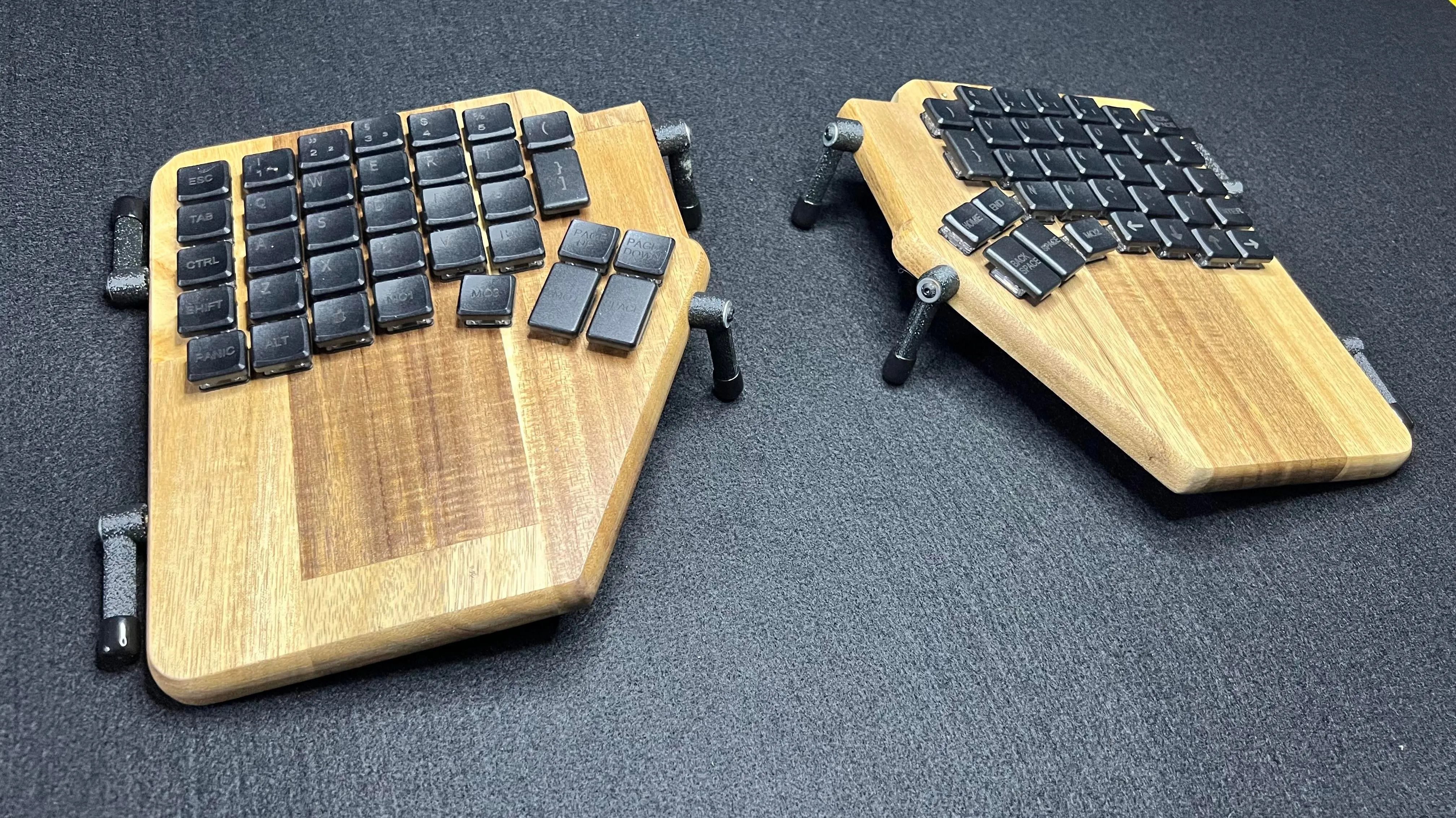 木製キーボードのセットアップ 1