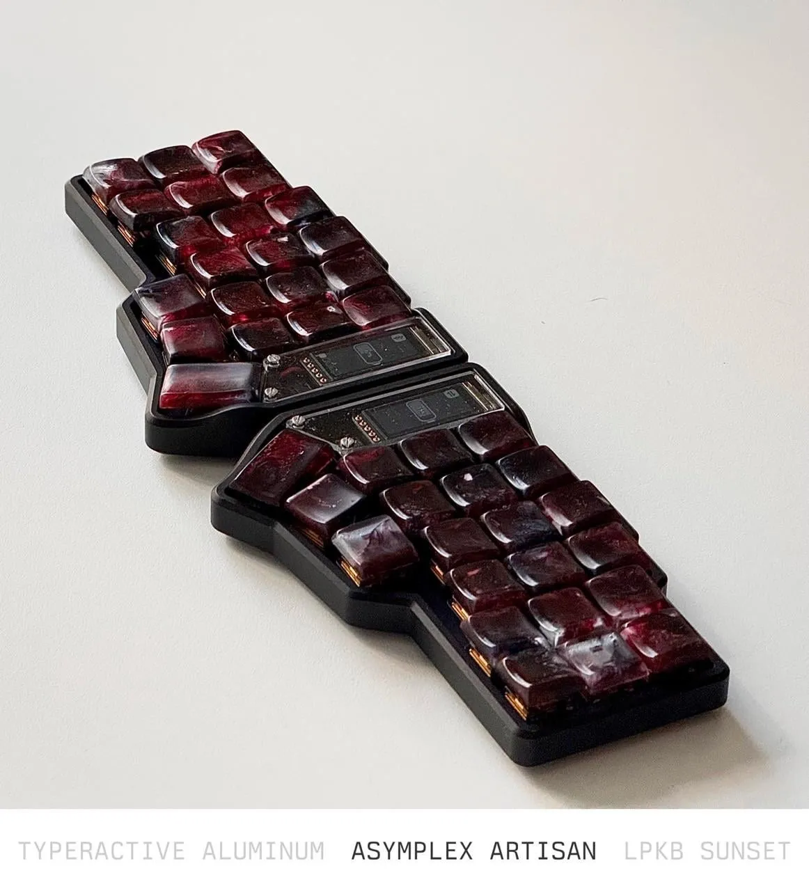 Asymplex Artisan Keycaps