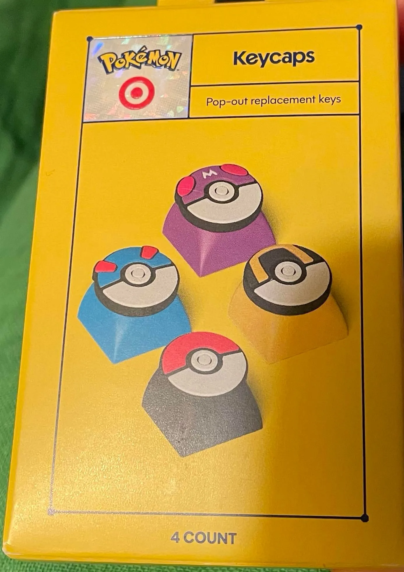 Target × ポケモン キーキャップの装着外観