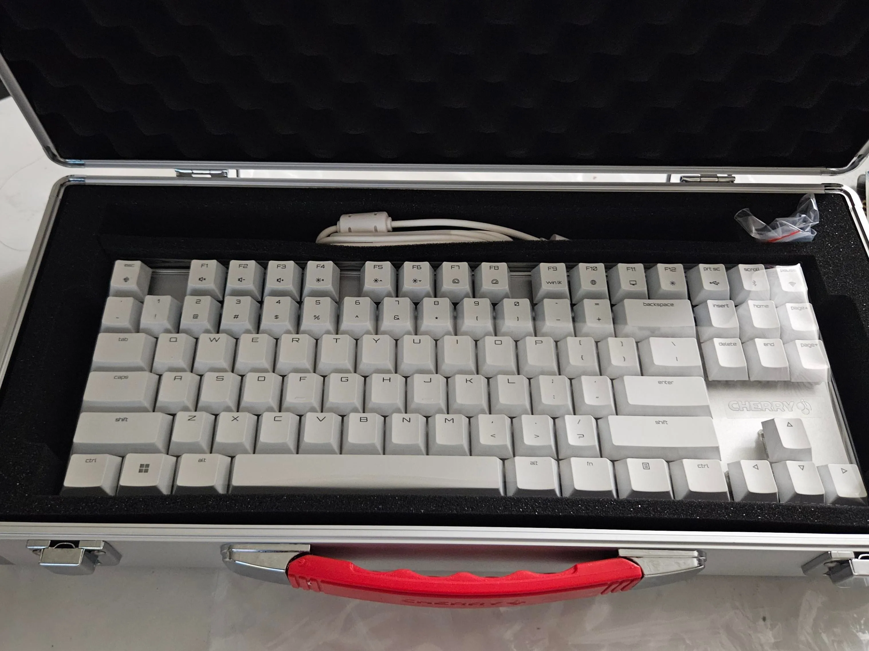 キーボードの近影