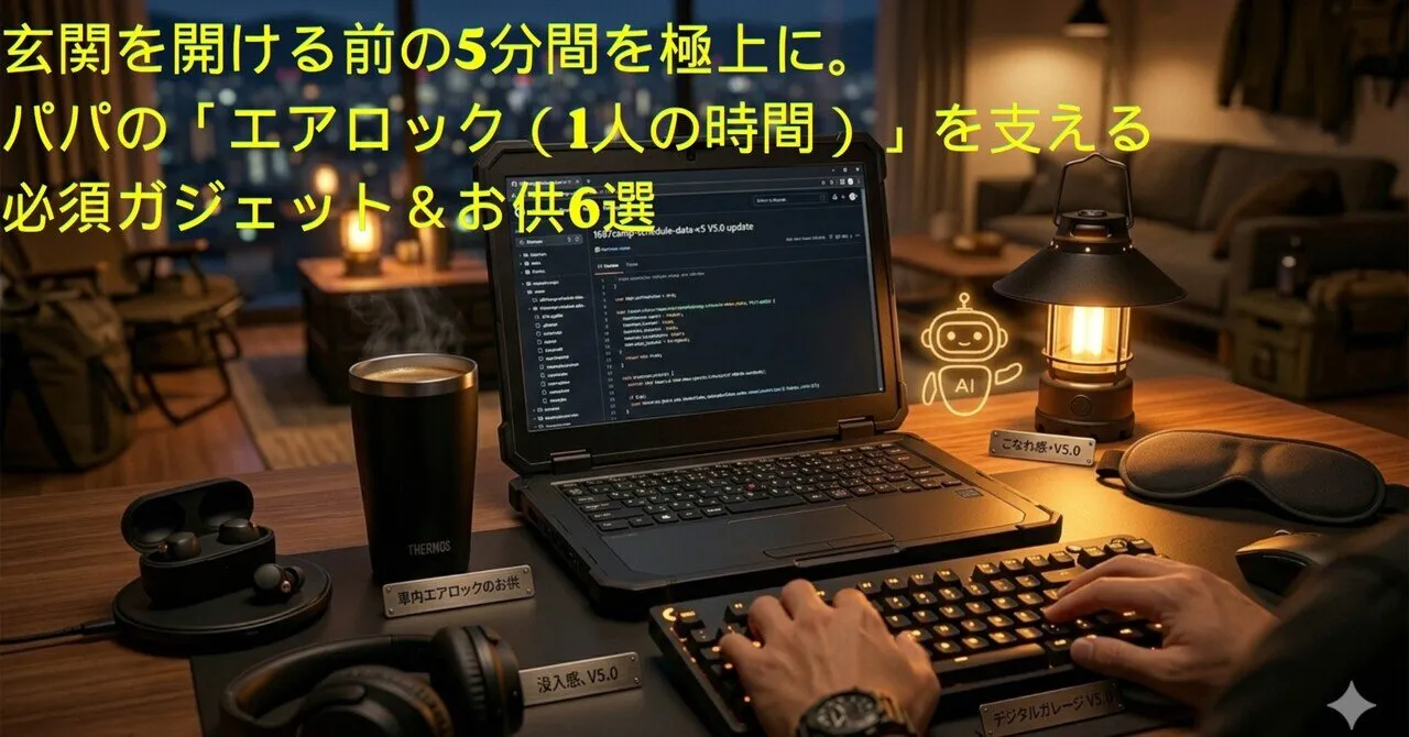 エアロック時間を彩るガジェットたち
