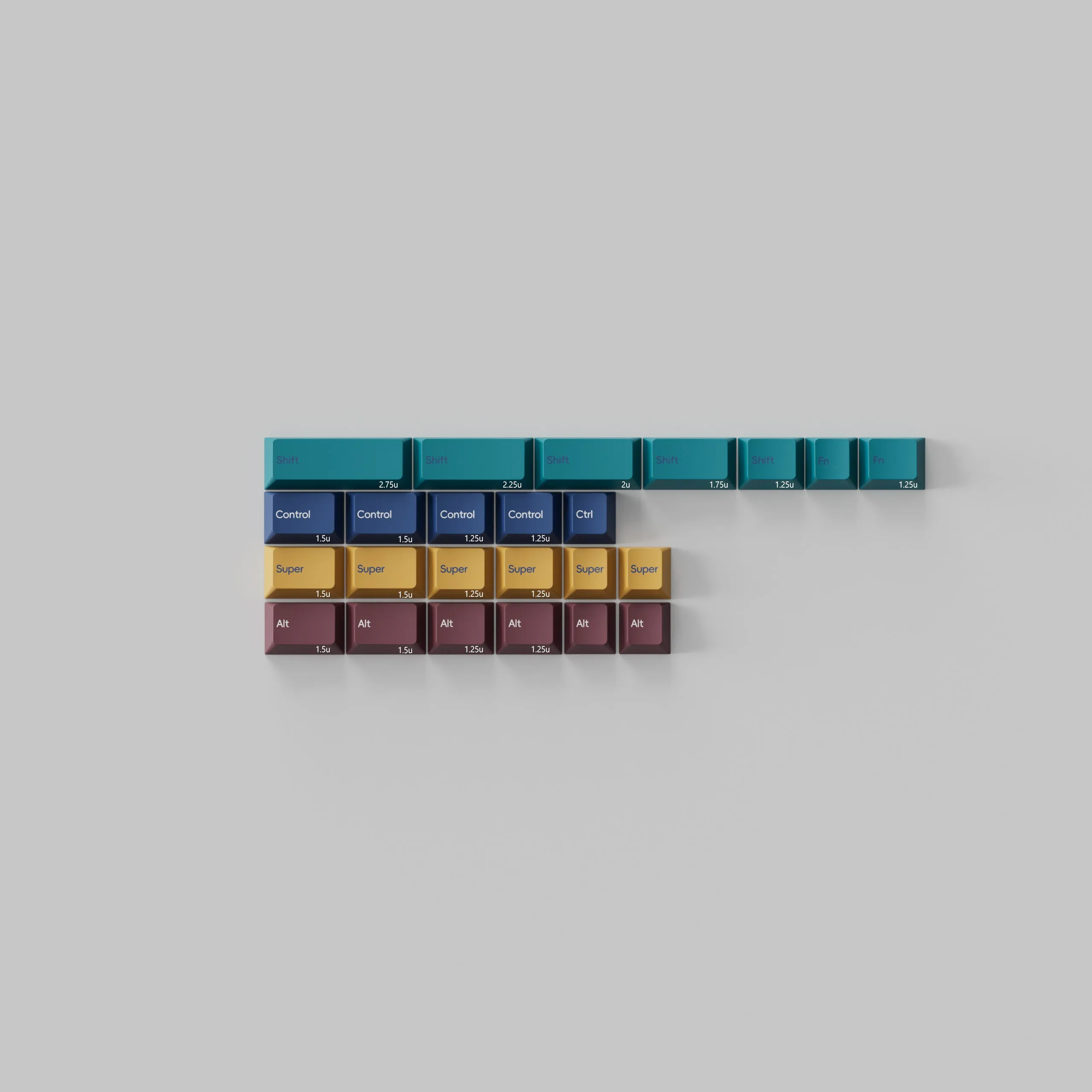 PBTfans Keystone RGBY Accents